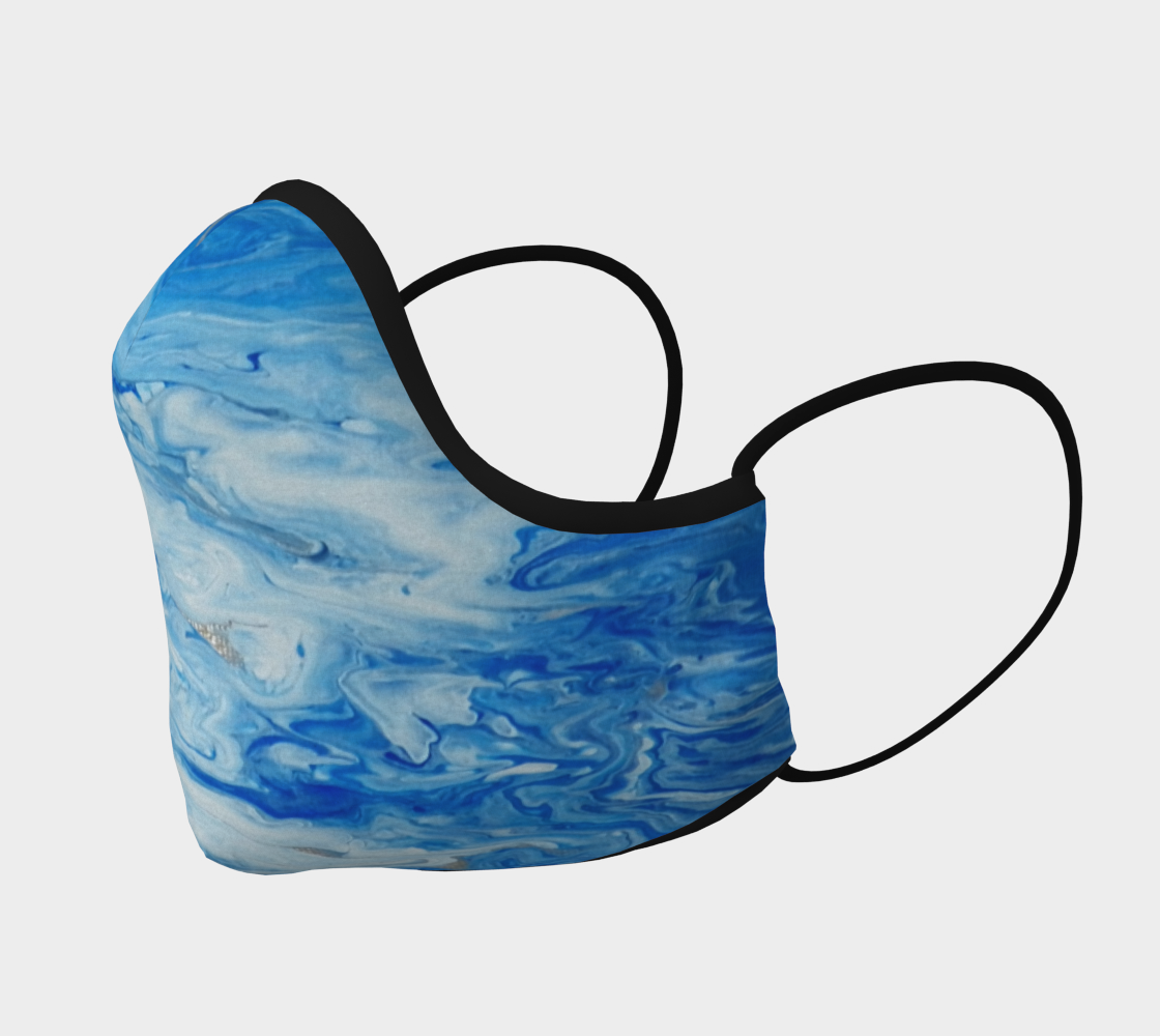 Sea Foam Face Covering preview #2