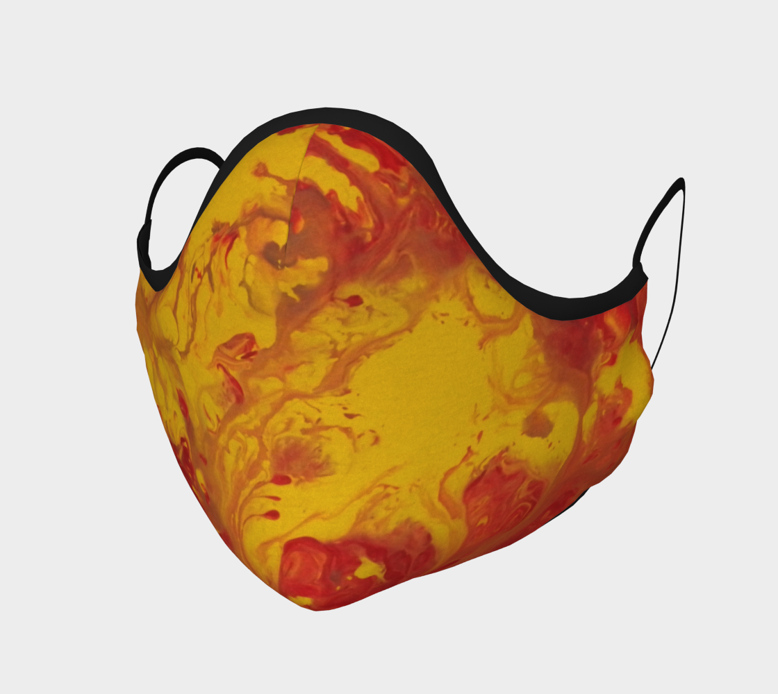 Lava Storm Face Covering preview #1