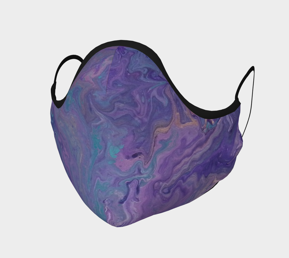 Lilac Ocean Face Covering preview