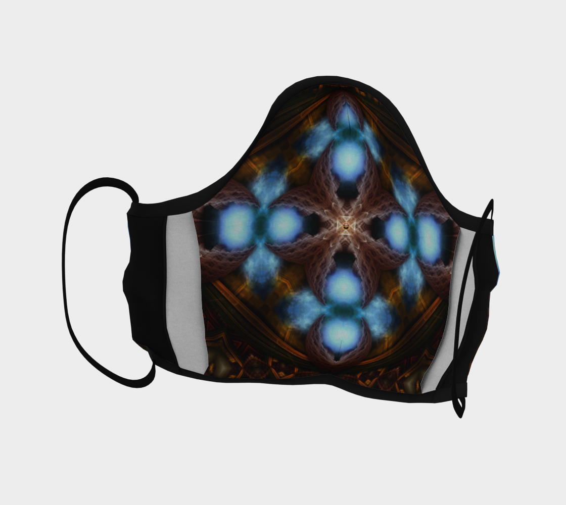 Brimitin Pool Of Light Fractal Art Face Mask preview #4