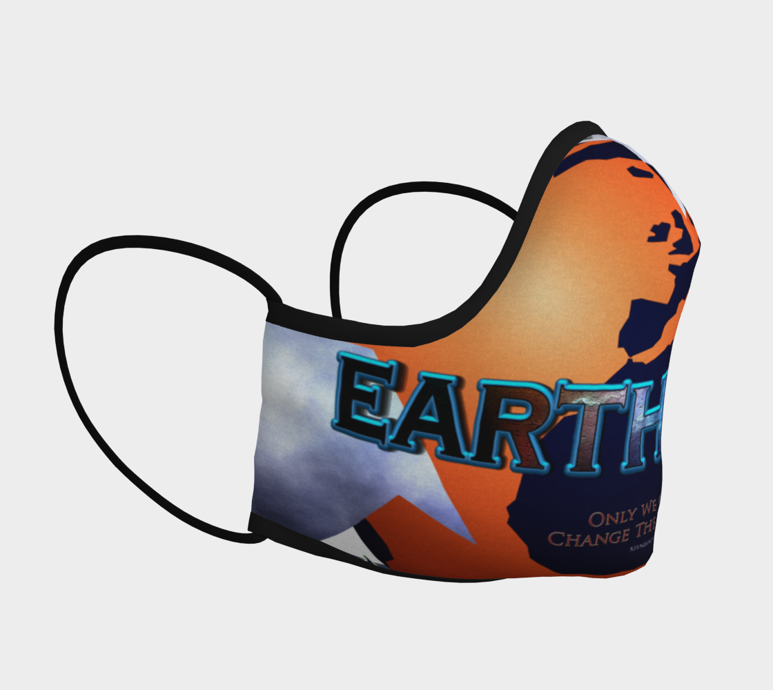 Earth Day Change The World Face Mask preview #3