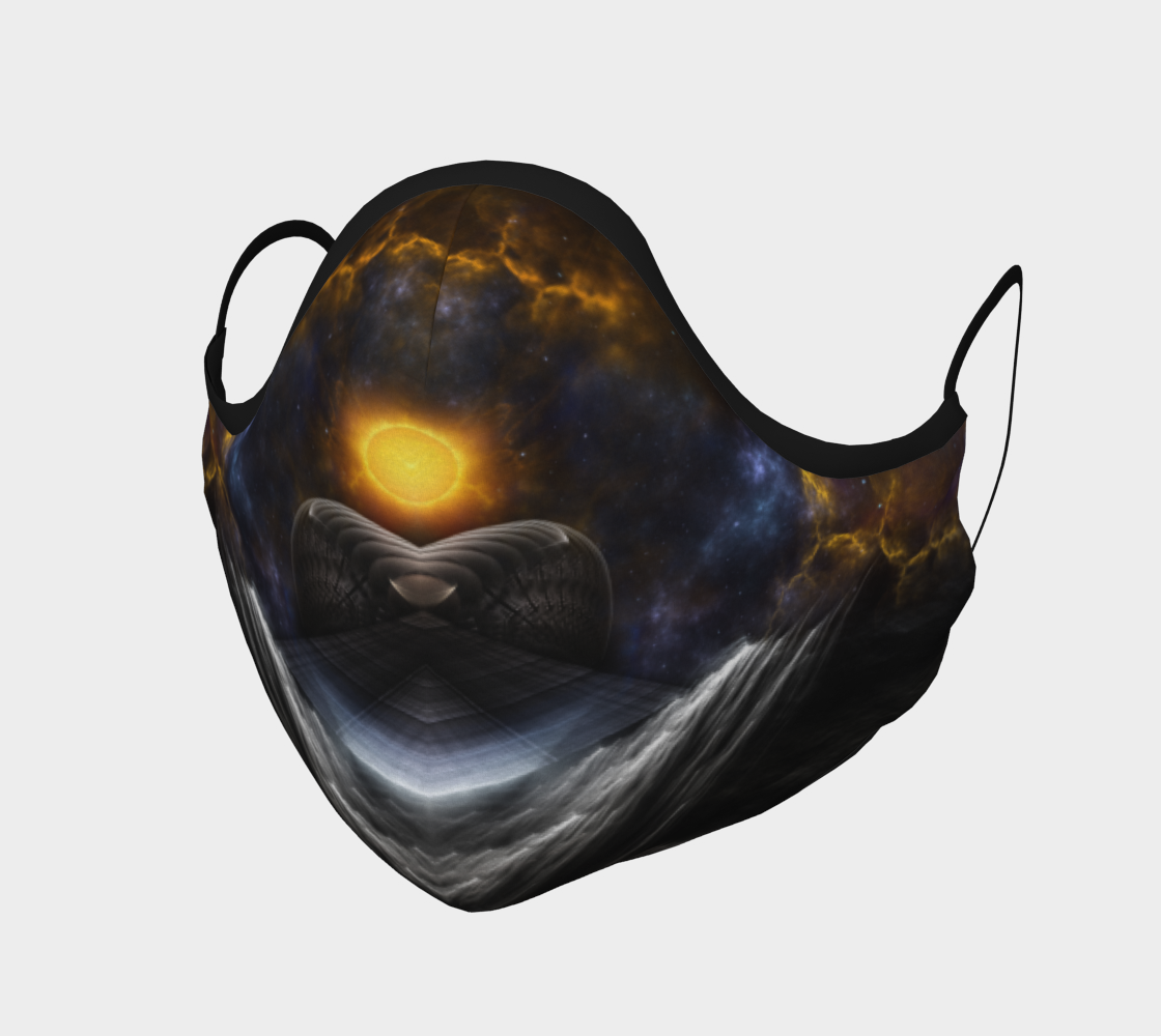 Star Of Equinon Fractal Art Face Mask preview