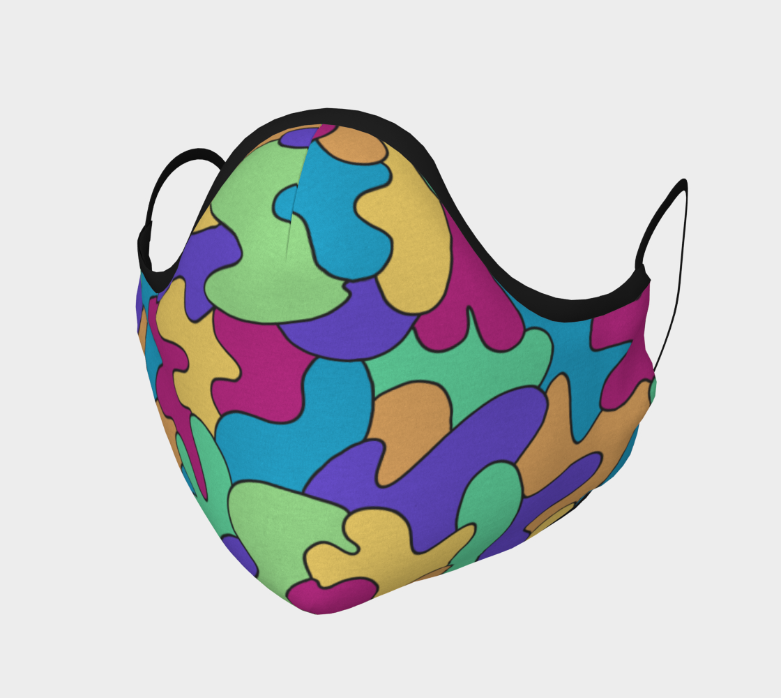 Retro 80s Vibe Abstract Blobs preview