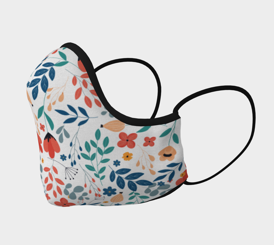 Colourful Floral Face Covering preview #2