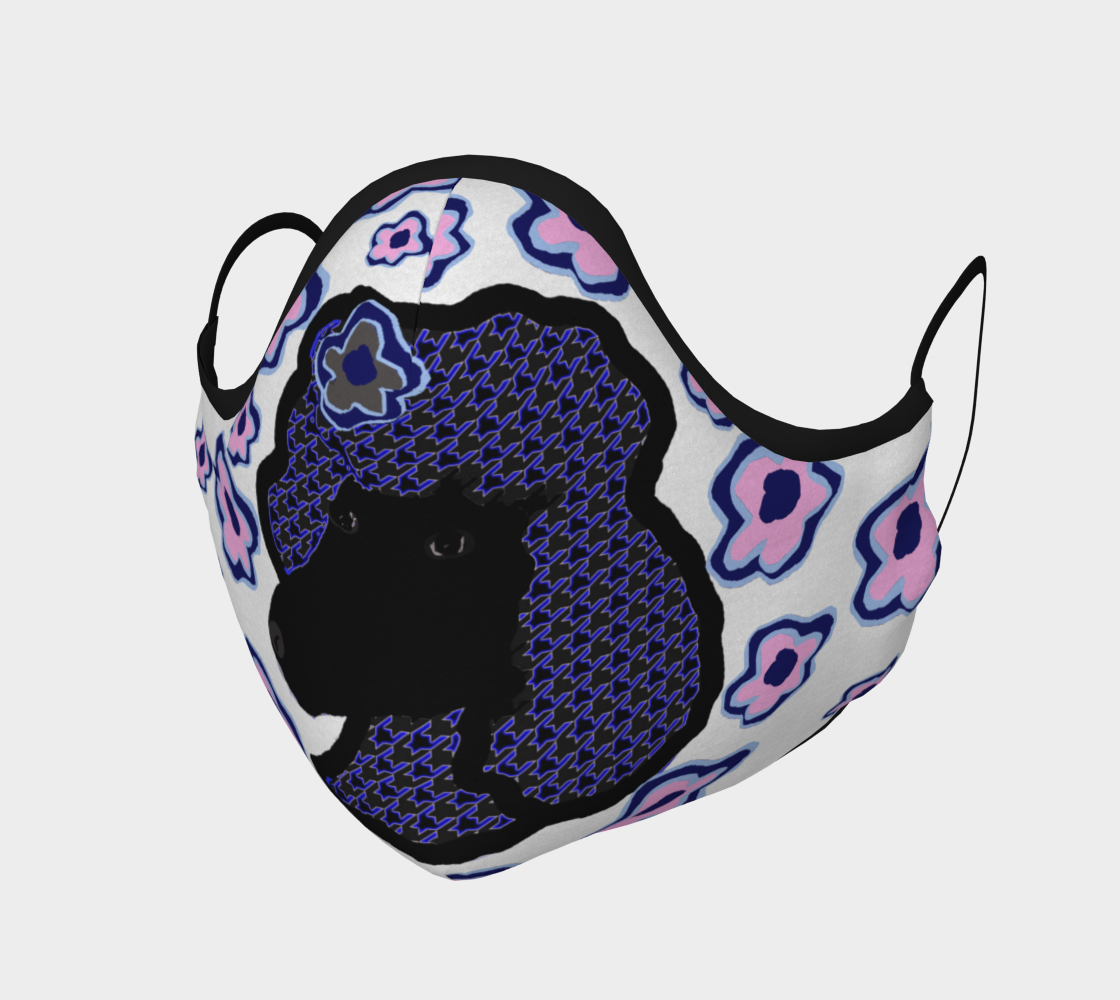 Face Mask Flower Poodle preview #1