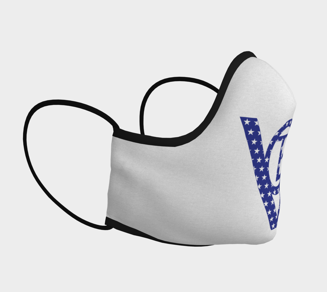 Aperçu de Vote Stars Mask on White #3