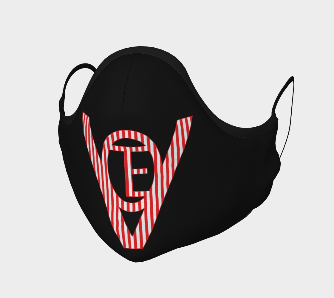 Vote Stripes Mask on Black preview