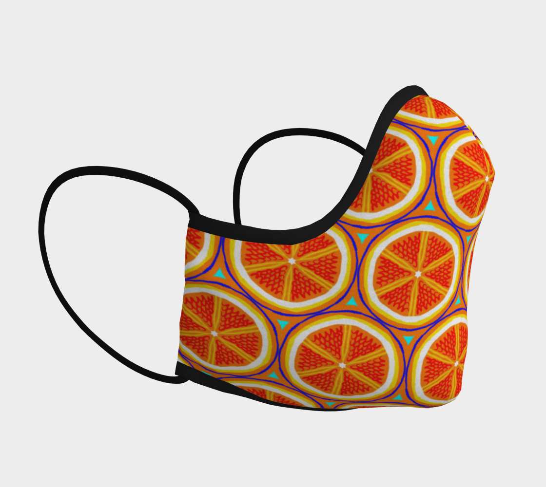 Bright Citrus Orange Slice Pattern preview #3