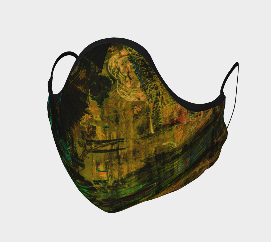 Orbiting Saturn - Abstract Painting preview #1