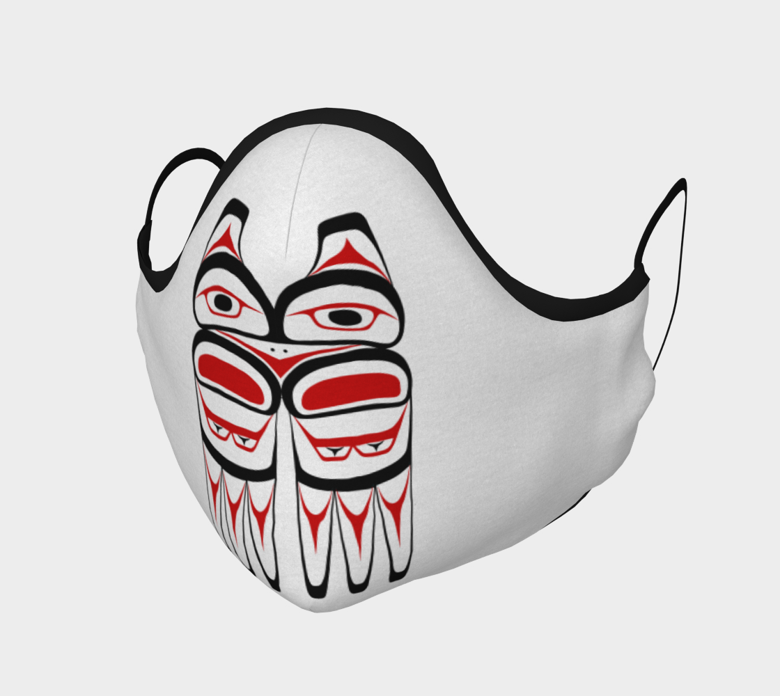 Tlingit Formline Northwest Art Facemask With Raven Inside preview