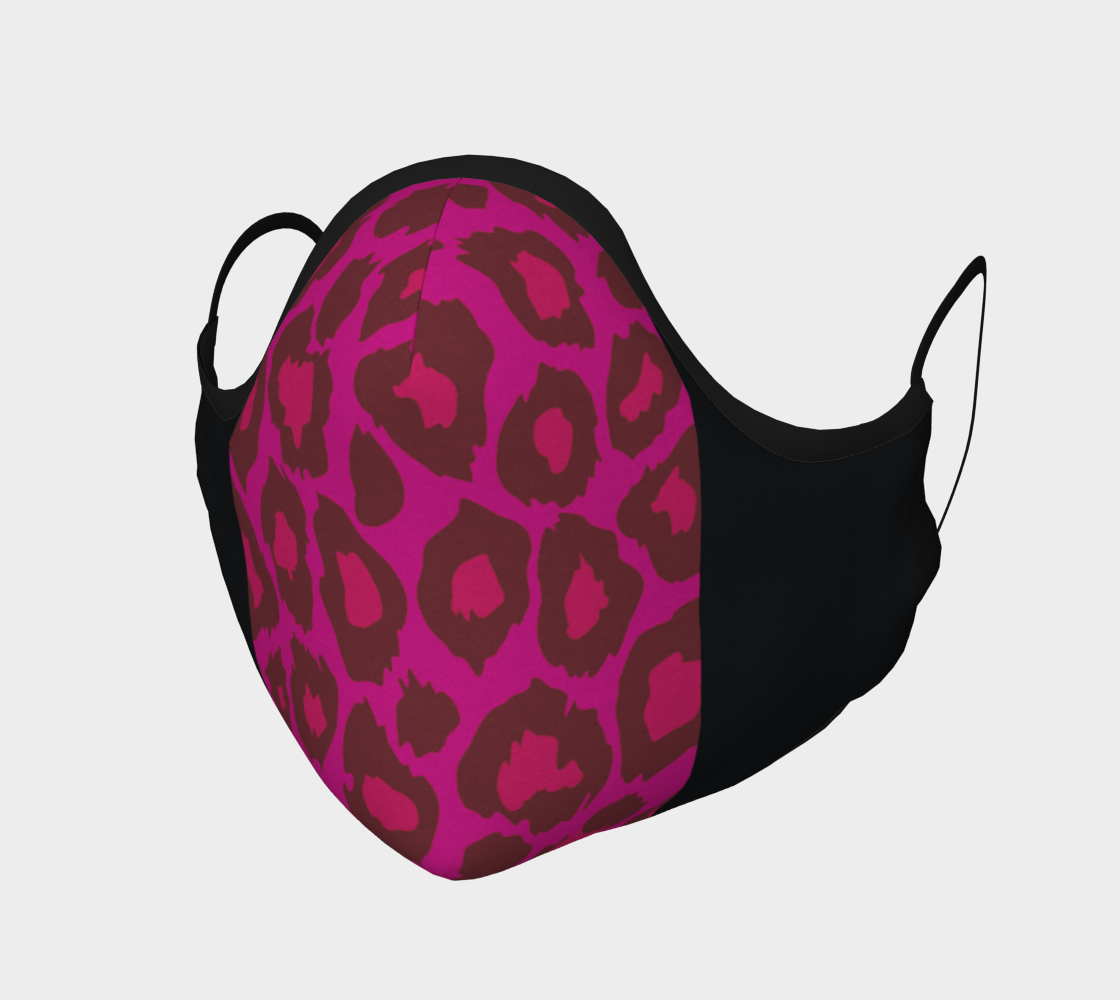 Leopard Mask Pink + Black thumbnail #2