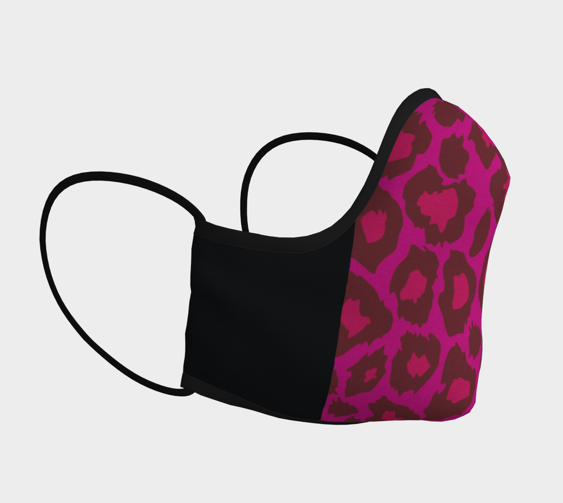 Leopard Mask Pink + Black preview #3