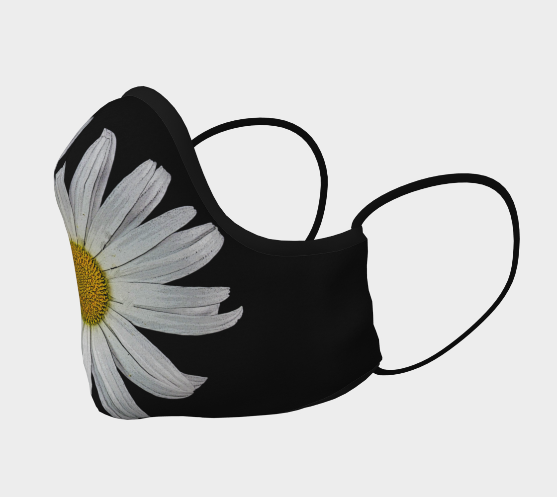 Daisy on Black Face Mask preview #2