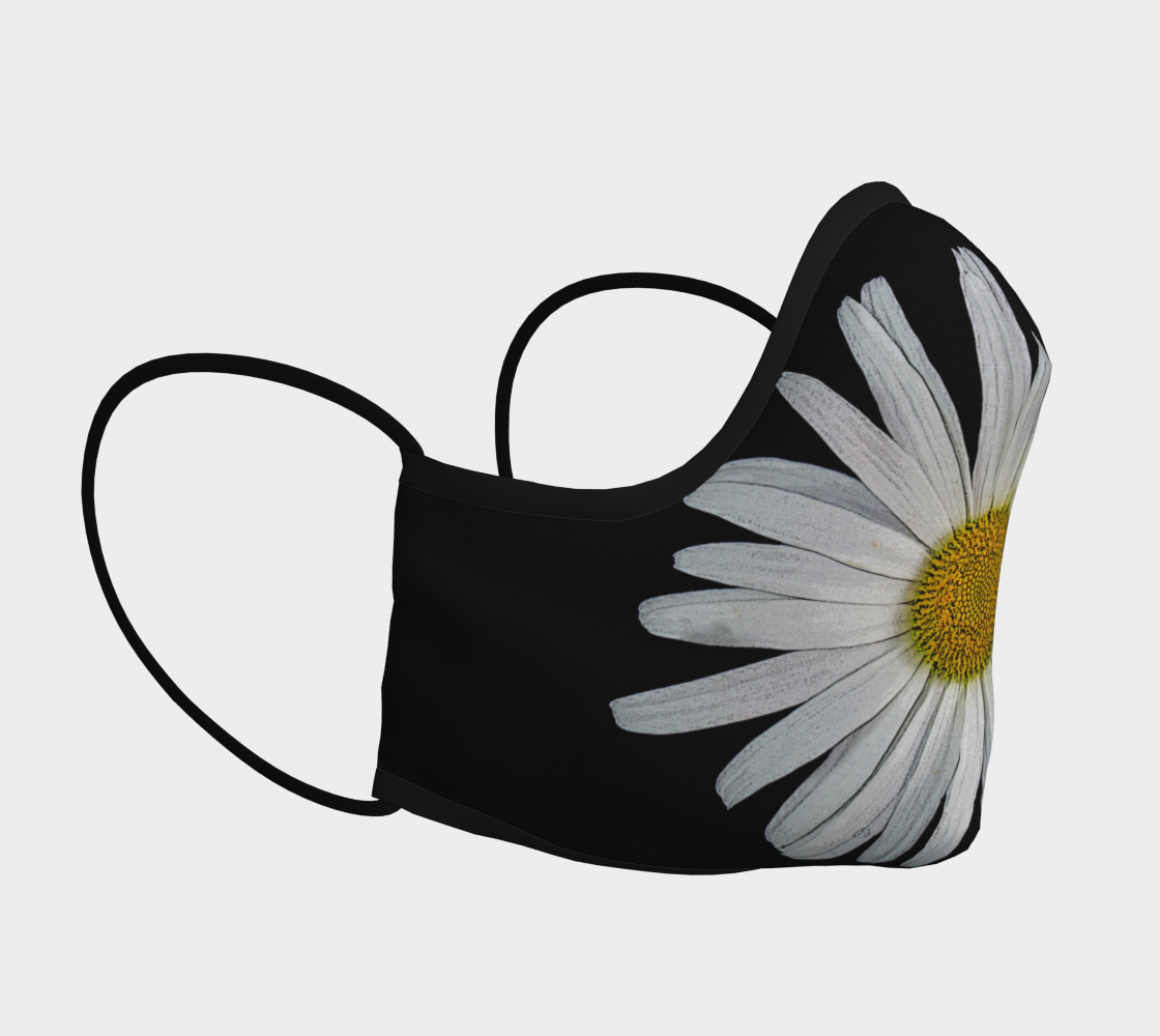 Daisy on Black Face Mask preview #3