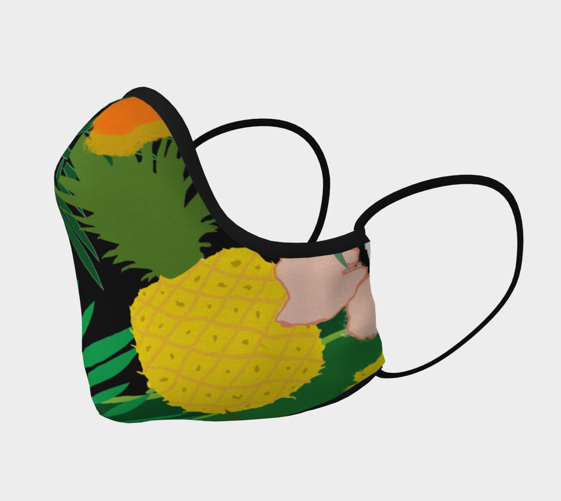 Pineapple Jungle Face Mask Miniature #3
