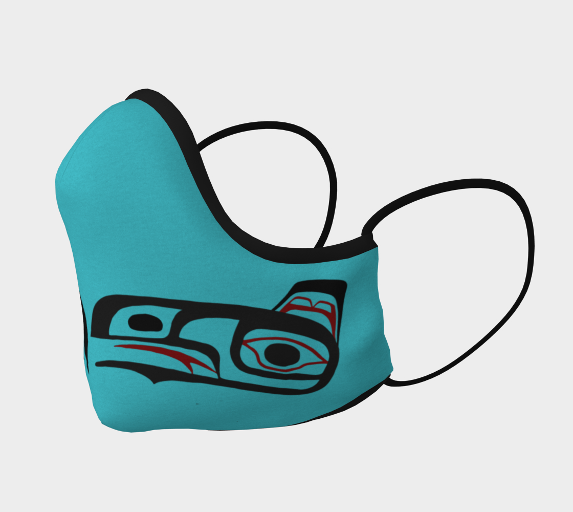 Northwest Art Tlingit Eagle Raven Facemask - Eagle on Reverse Side thumbnail #3