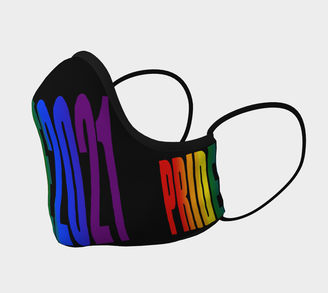 LGBT Rainbow Flag Typography Gay Pride 2021 thumbnail #3