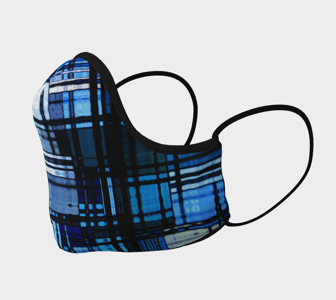 Modern Abstract Mostly Blue preview #2