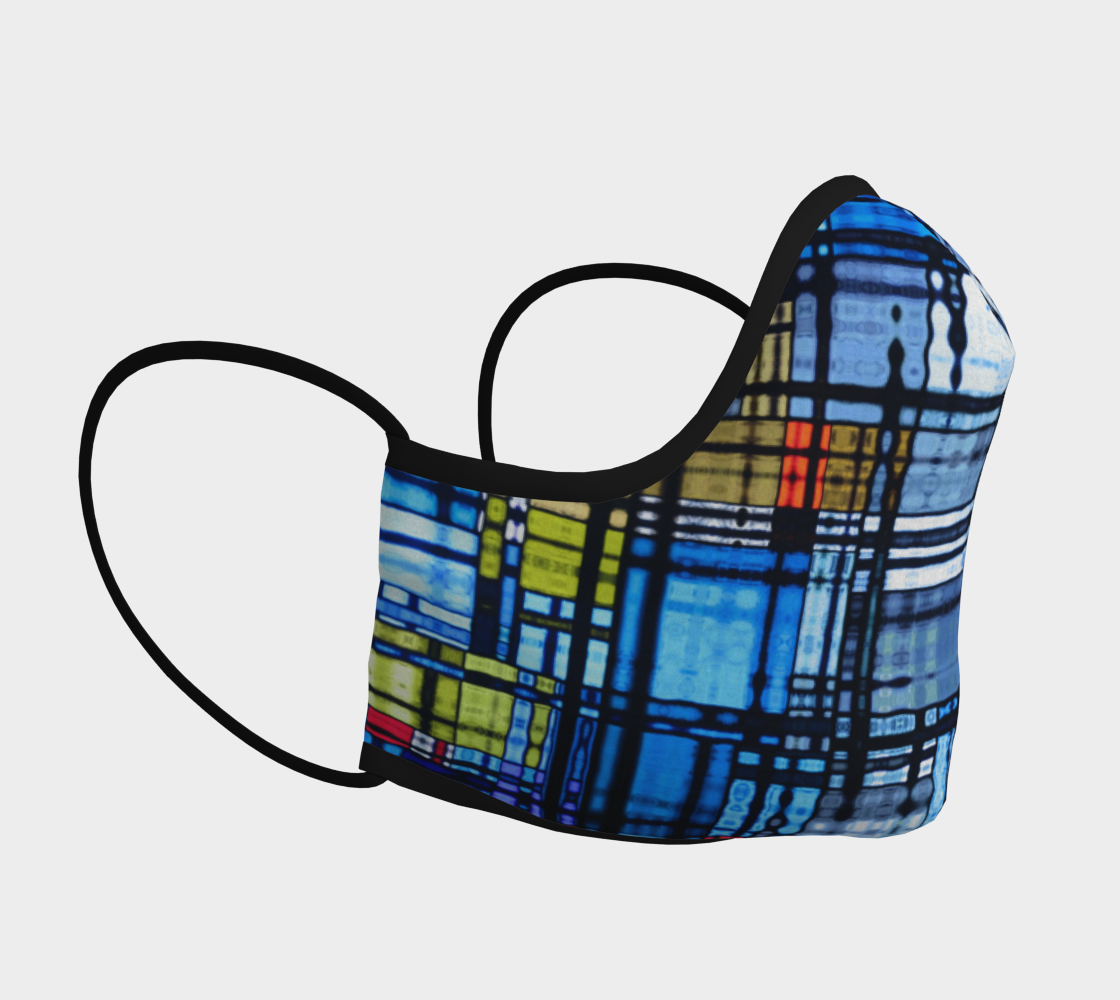 Modern Abstract Mostly Blue preview #3