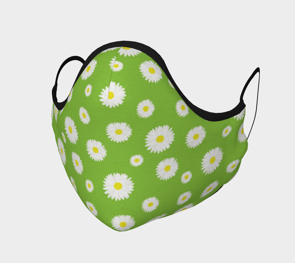 Daisy, Daisy Face Covering - Green preview