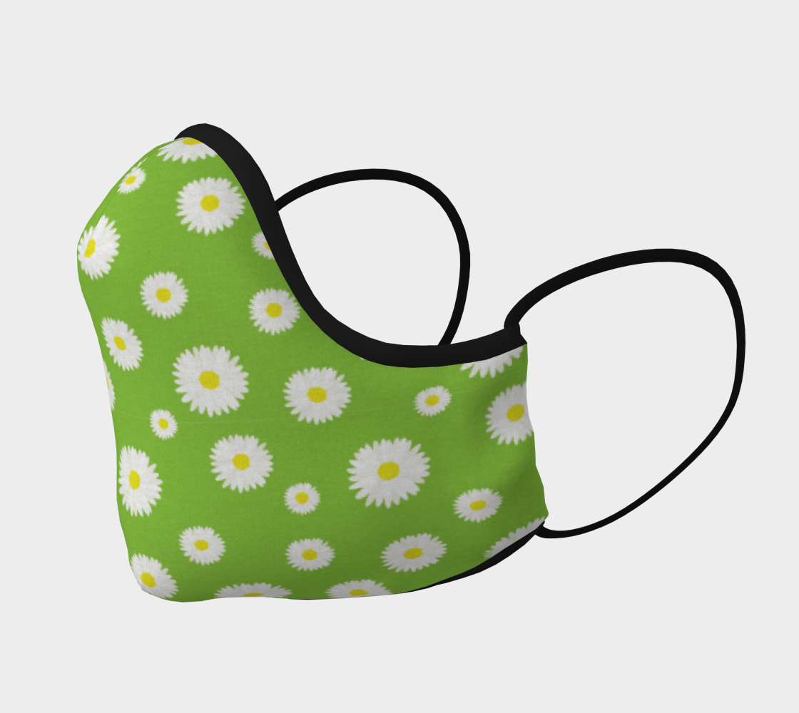 Aperçu de Daisy, Daisy Face Covering - Green #2