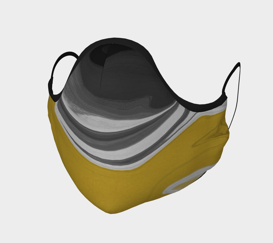Liquid Black Gold Face Covering preview #1