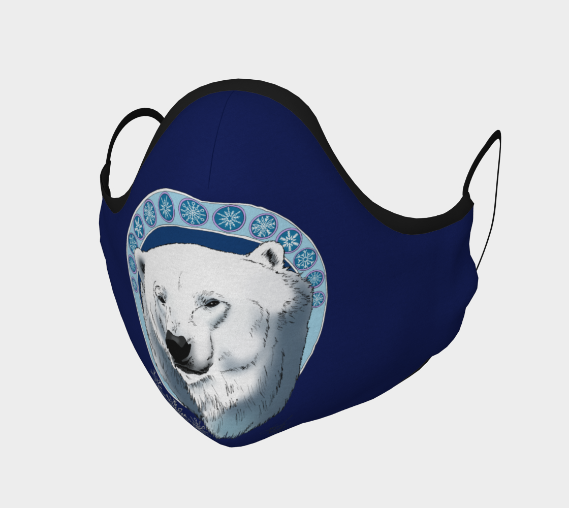 Polar Bear Snowflakes 3D preview