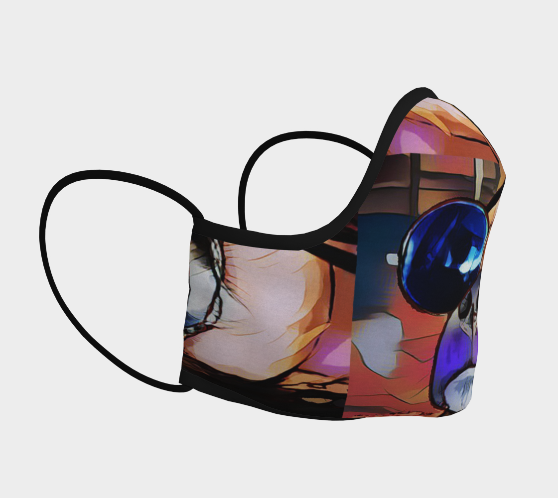 Dog in pop art, mix in abstraction preview #3