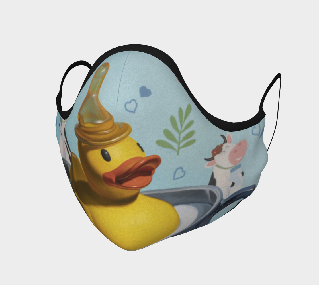 Milk Duck Face Mask 3D preview