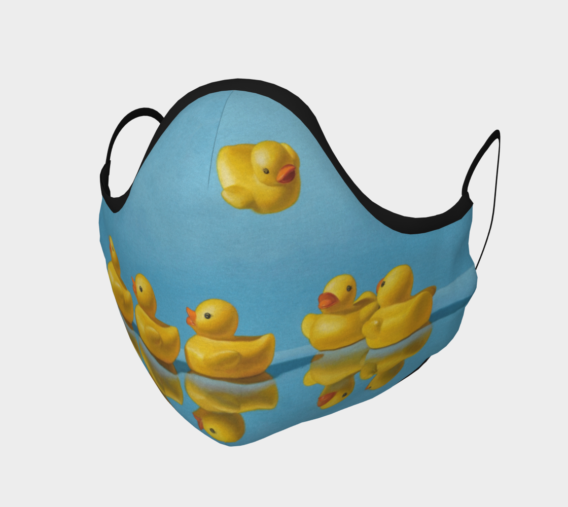Ducks in a Row Face Mask preview #1