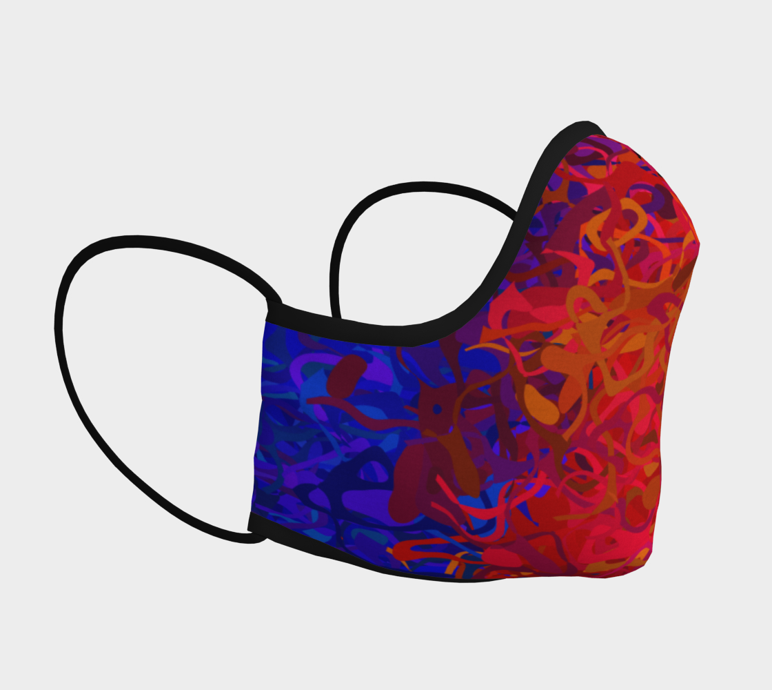 Psychedelic Funky Squiggly Abstract Polyamory Pride Flag preview #3