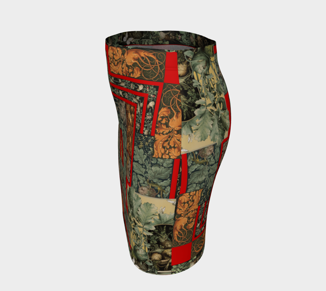 Victorian Vegetables Fitted Skirt preview #2