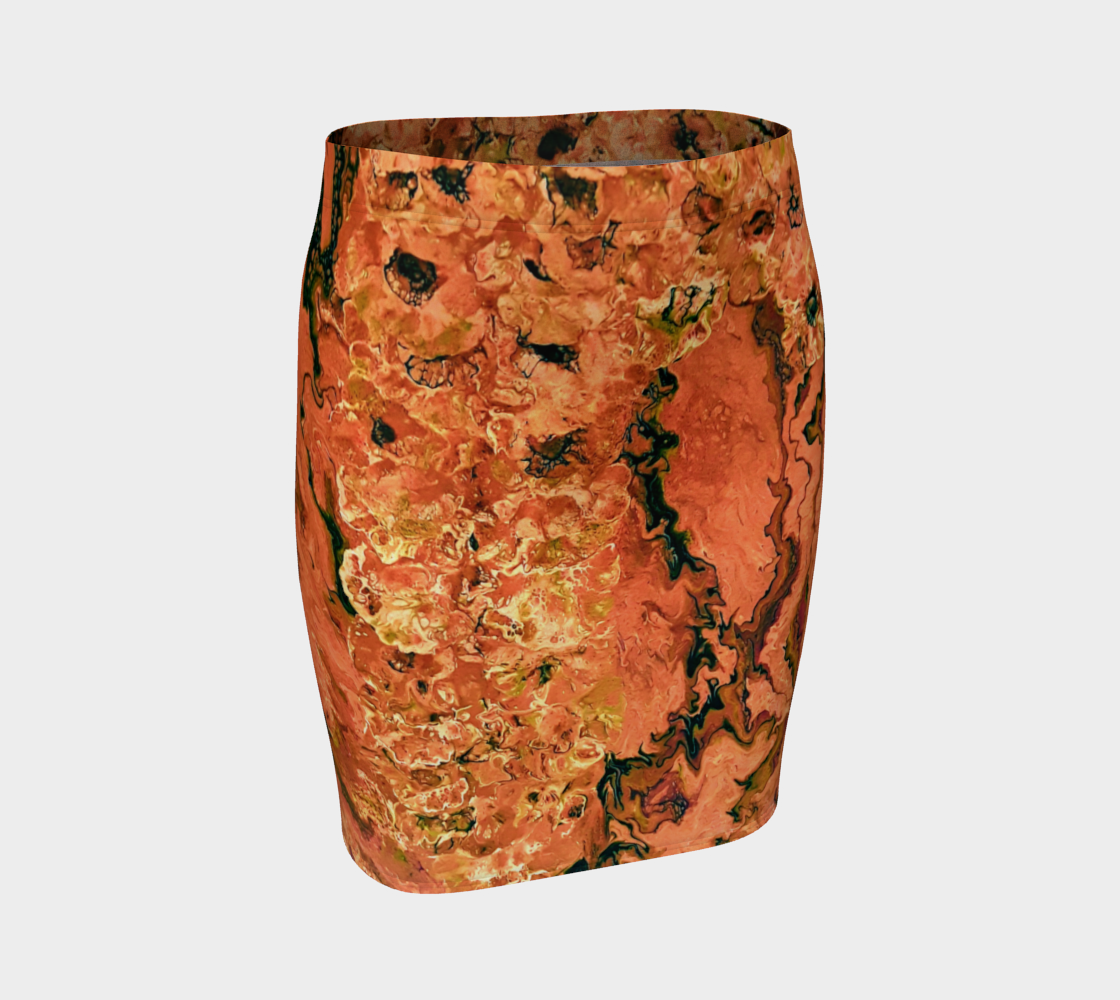 Aperçu de Scorpion in Bloom Fitted Skirt