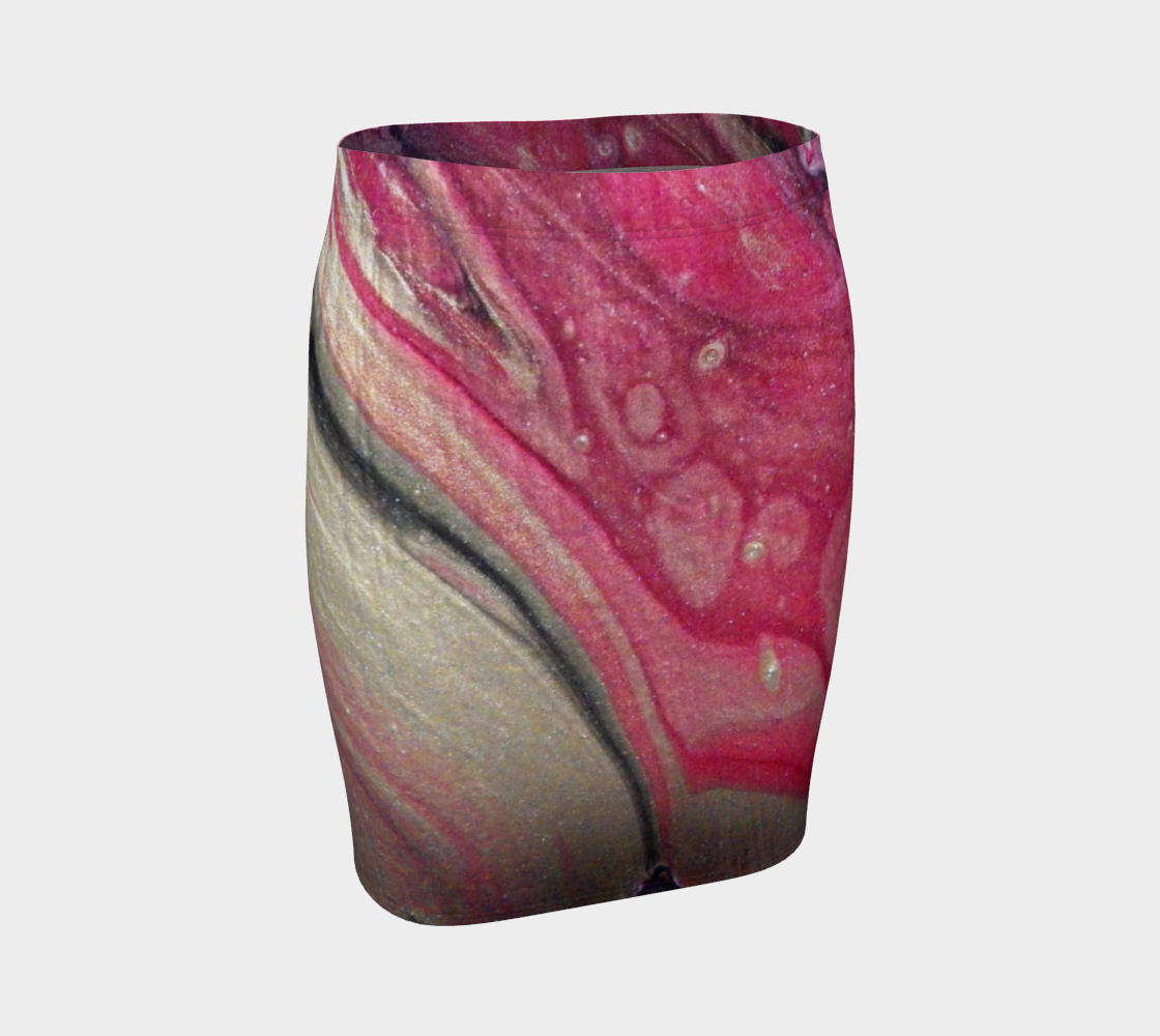 Aperçu de Rouge Ocean Fitted Skirt