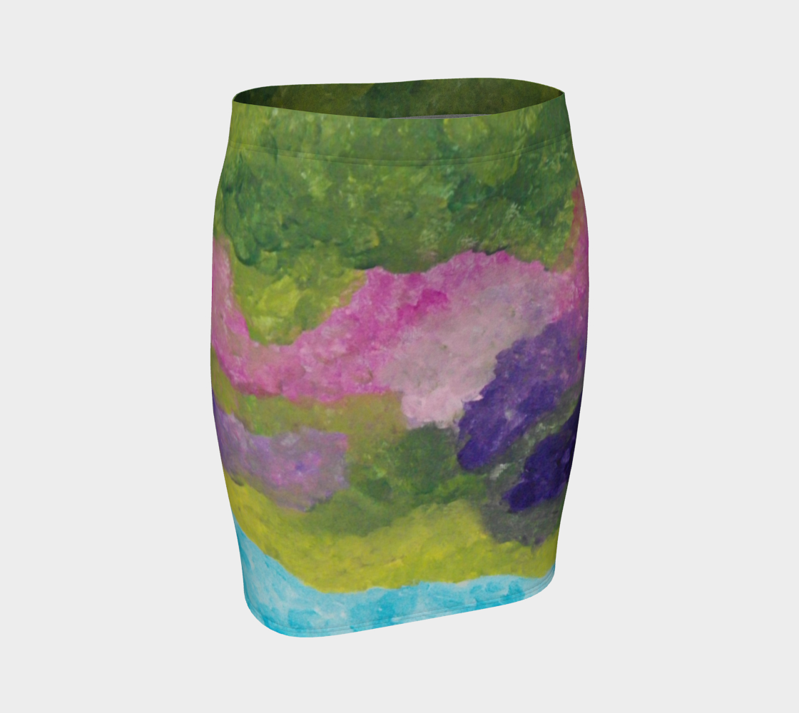 Aperçu de Lilac Garden Fitted Skirt