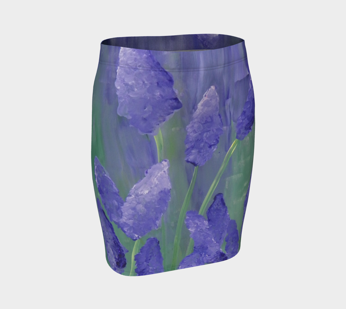 Aperçu de Lavender Fitted Skirt