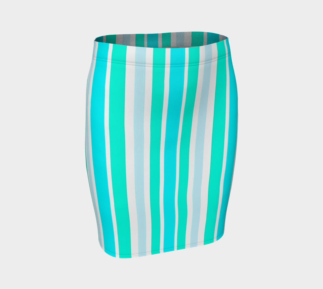 Turquoise Green Stripes Vertical preview