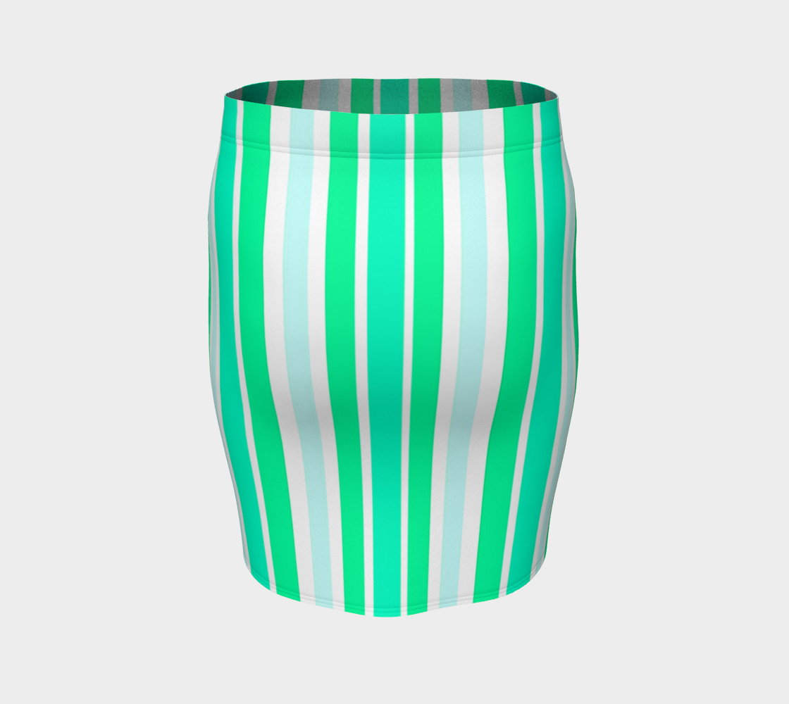 Summer Green Stripes Vertical  preview #4
