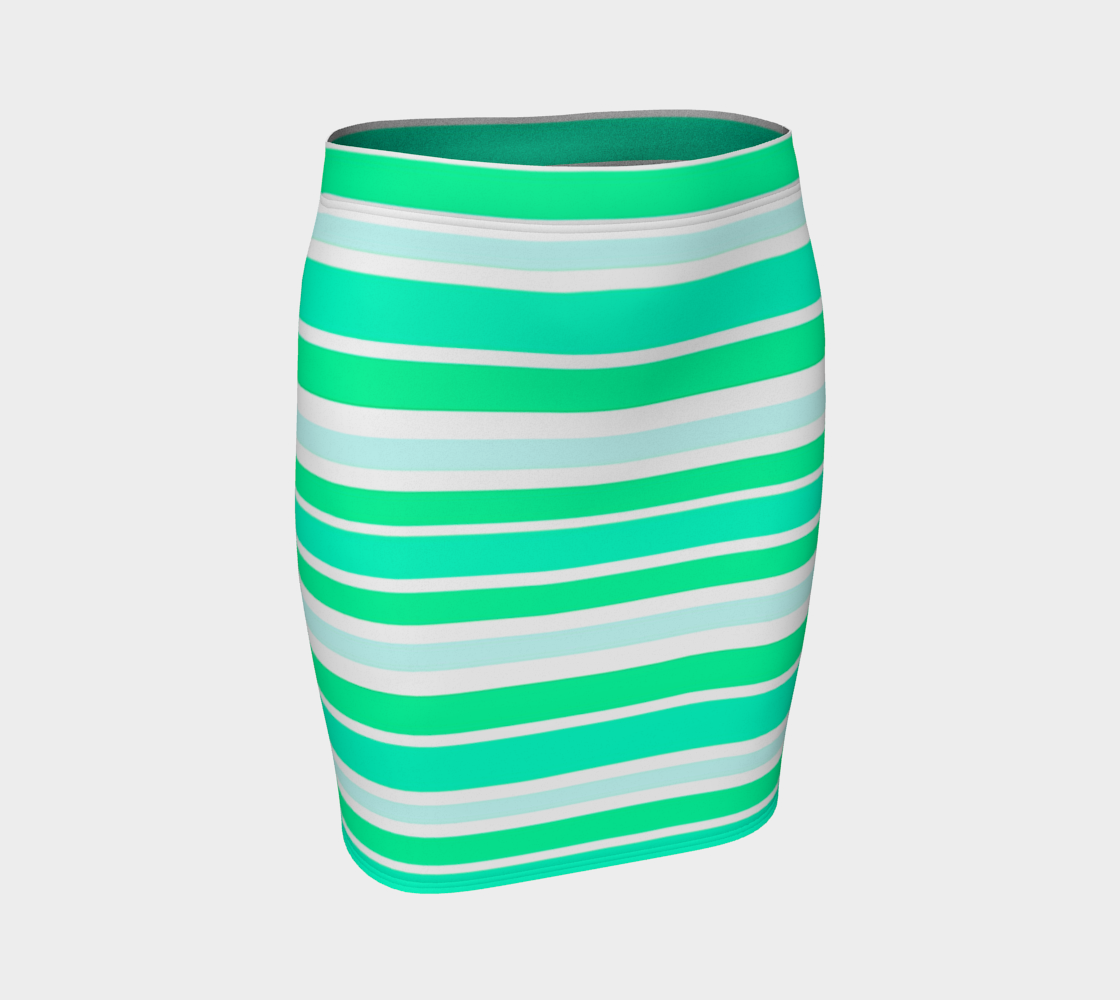 Summer Green Stripes Horizontal preview