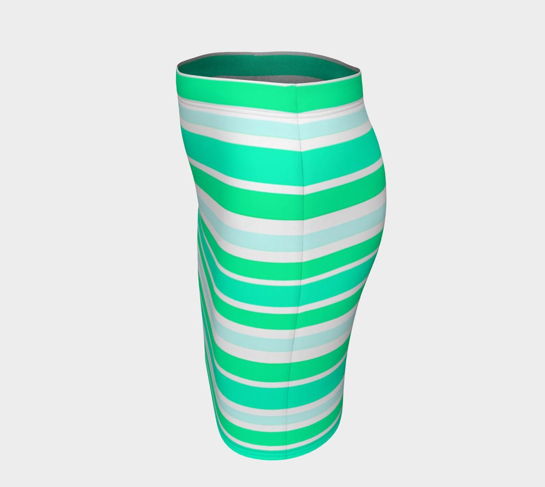Summer Green Stripes Horizontal preview #2