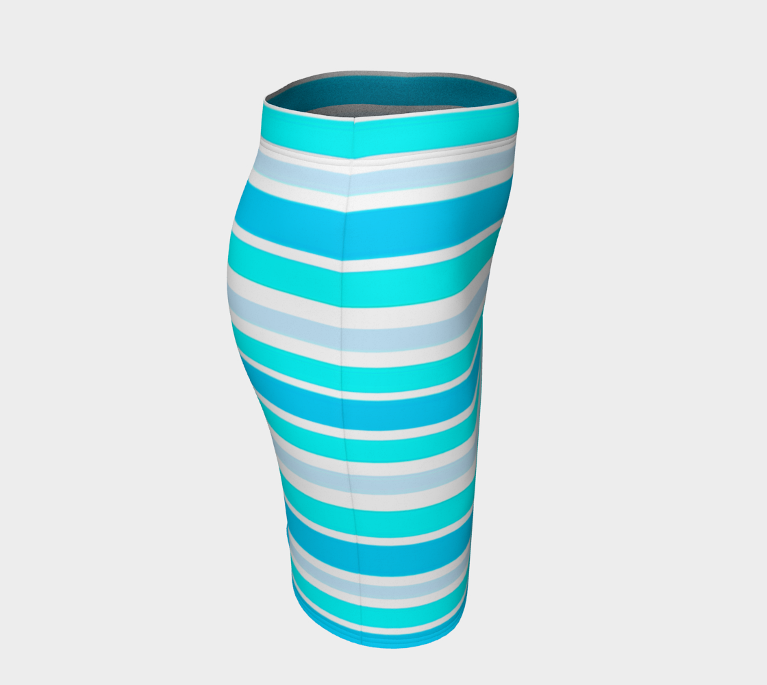 Summer Blue Stripes Horizontal preview #3