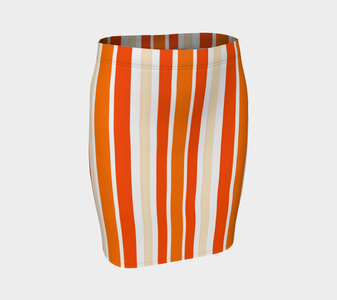 Summer Orange Stripes Vertical preview #1