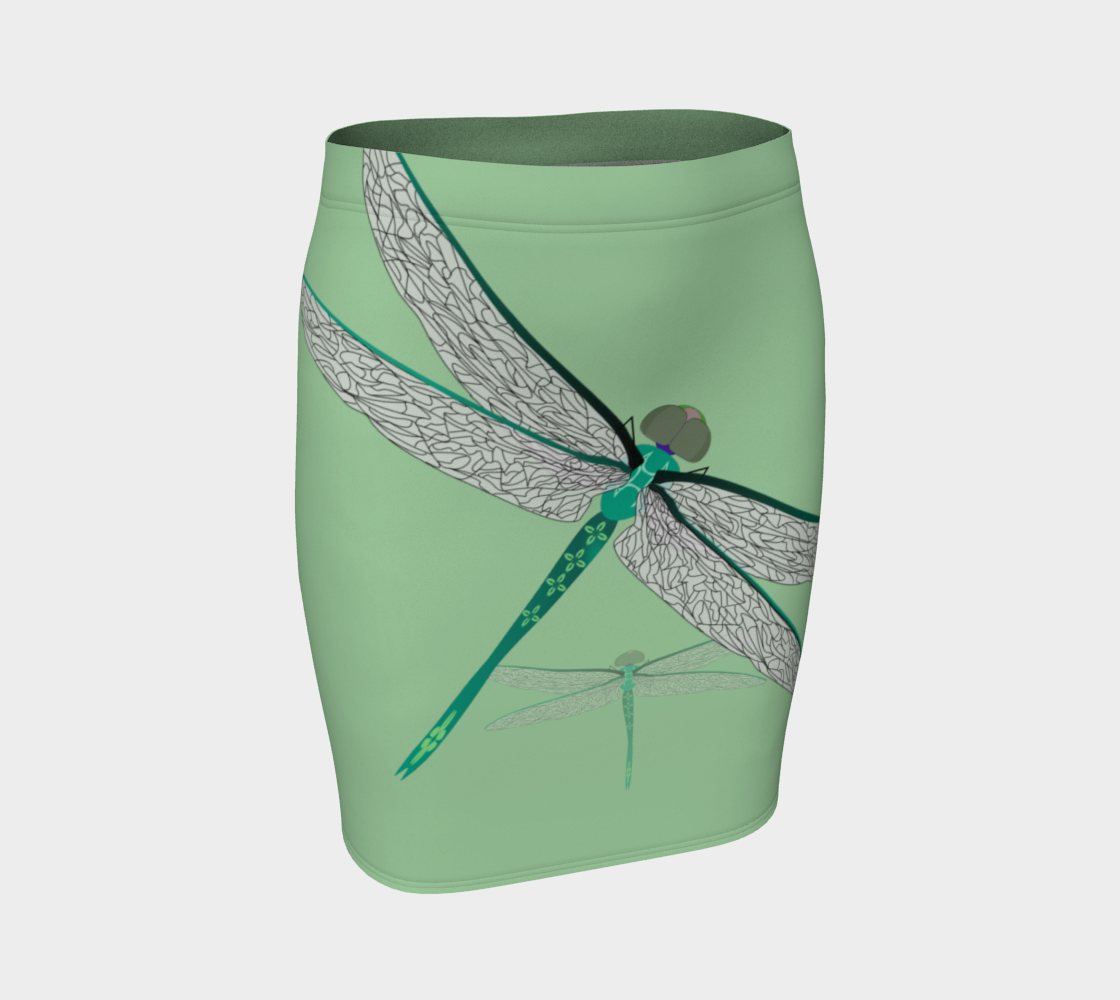 Lovely Dragonfly Fitted Skirt preview