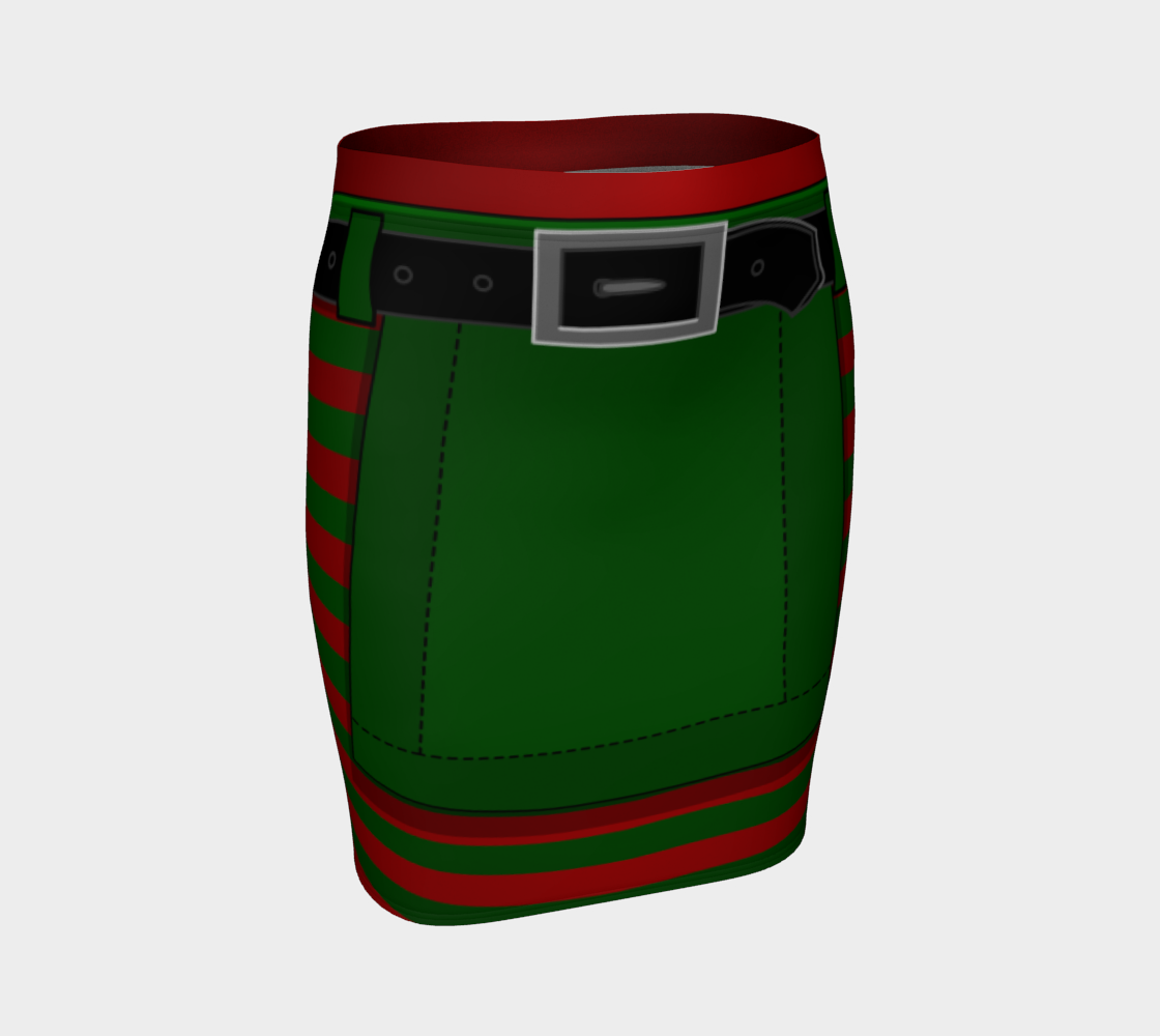 Elf Costume Skirt Christmas Elf Skirts Fitted preview