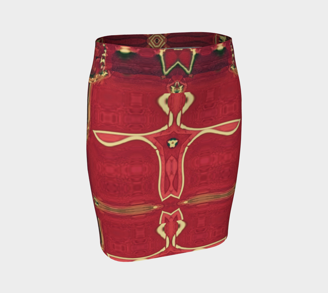 Red Ice "Diamond Gypsy" Fitted Skirt preview