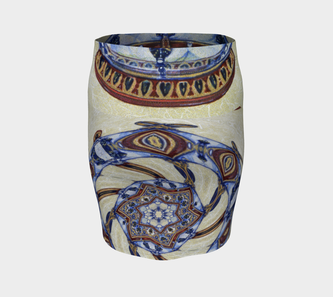 2020 Devin Fine-Art Renaissance Urn Fitted Skirt preview #4