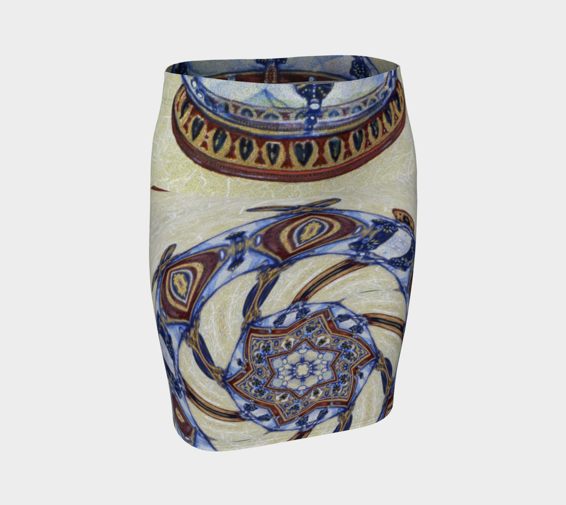 2020 Devin Fine-Art Renaissance Urn Fitted Skirt preview