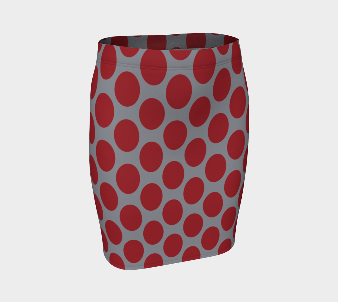 Red Ovals on Gray preview