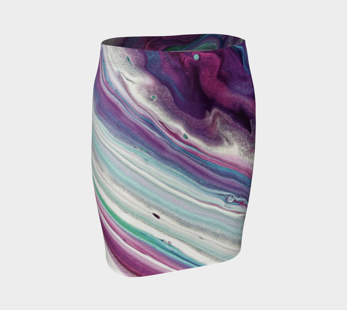 Skirt_Painting-Purple Scratch Miniature #2
