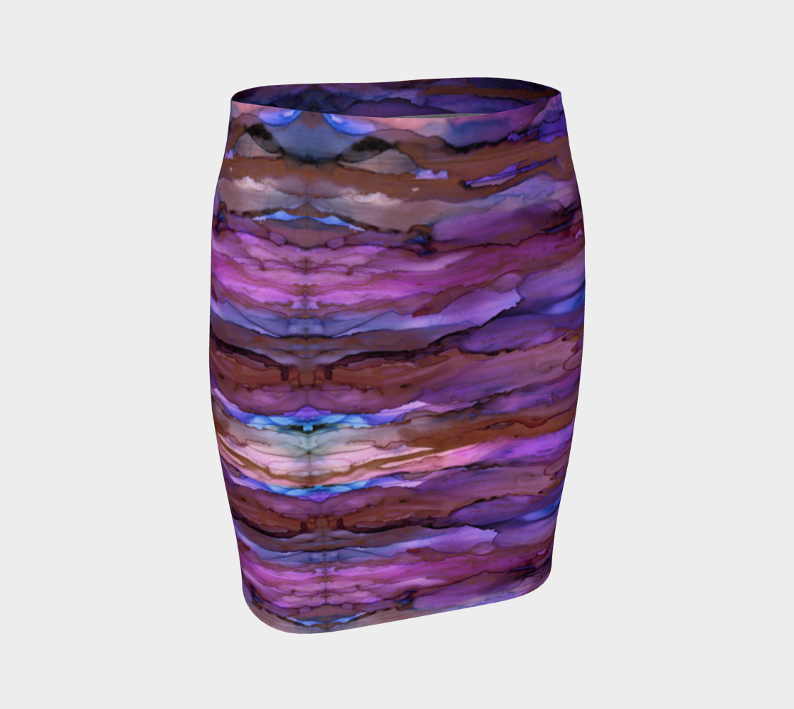 Copper Sky Fitted Skirt - PaminOttawa.com preview